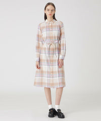 取扱店舗限定】クレストブリッジチェックシャドードビーシャツドレス