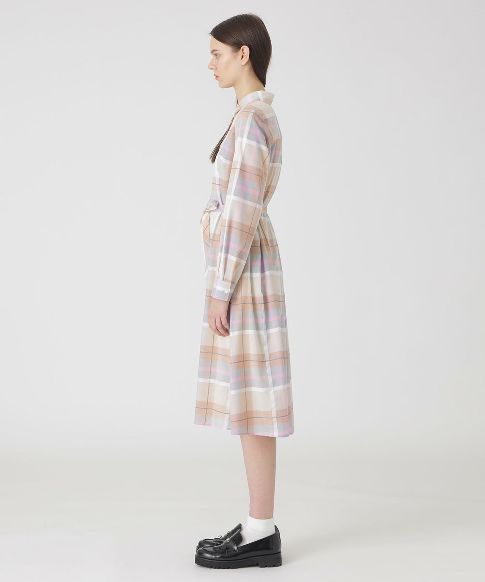 取扱店舗限定】クレストブリッジチェックシャドードビーシャツドレス