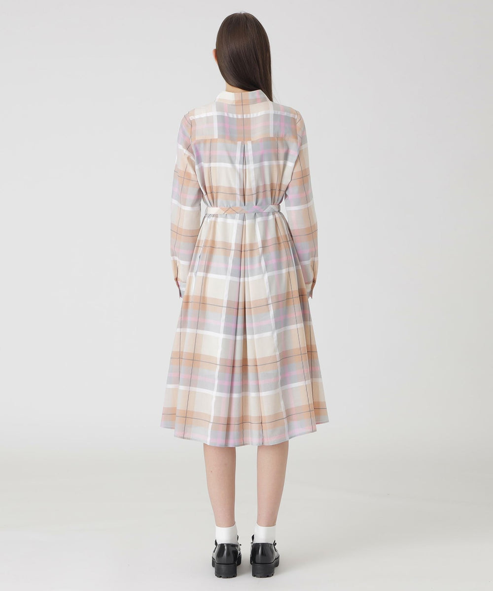 取扱店舗限定】クレストブリッジチェックシャドードビーシャツドレス