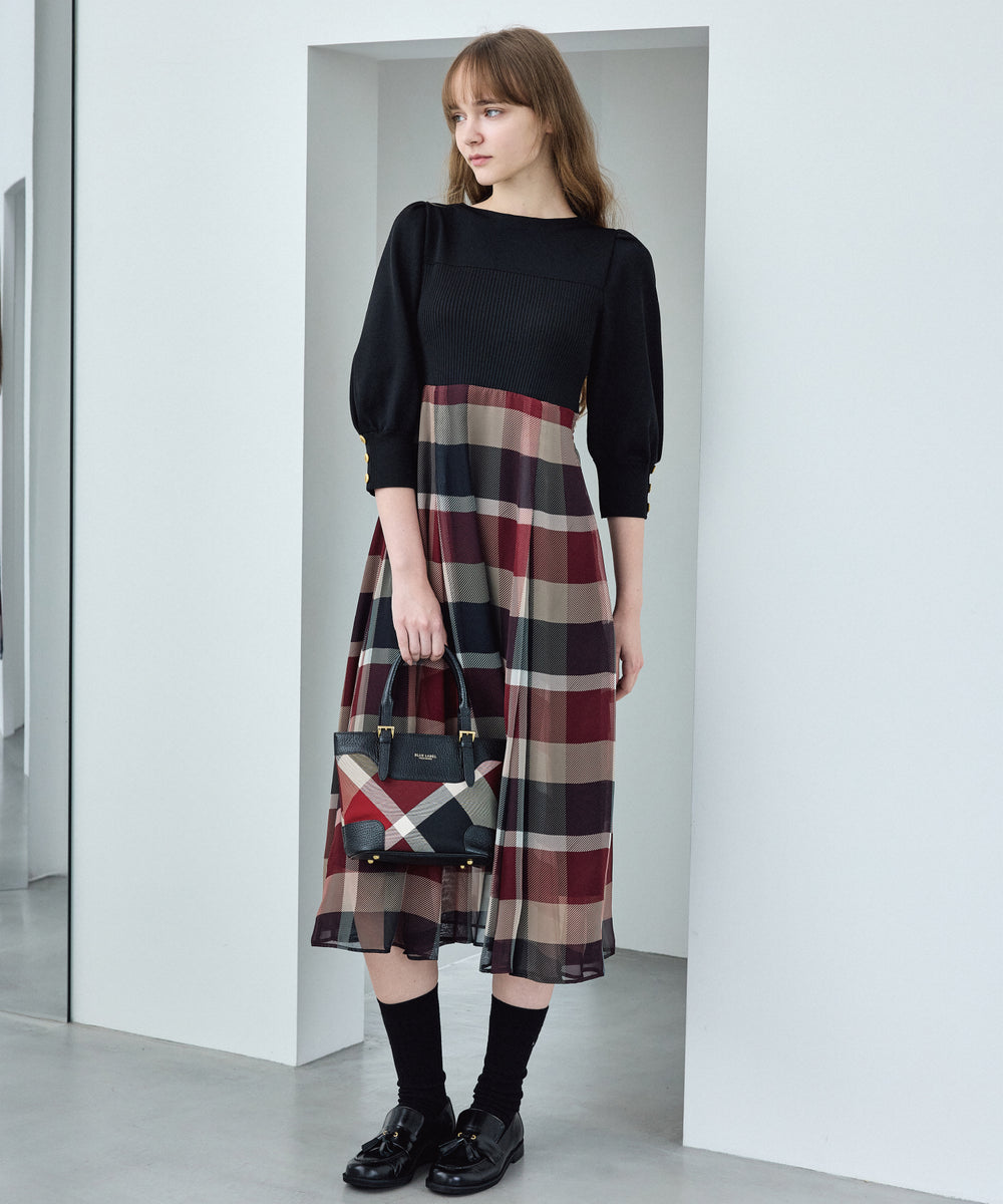 シフォンコンビドレス