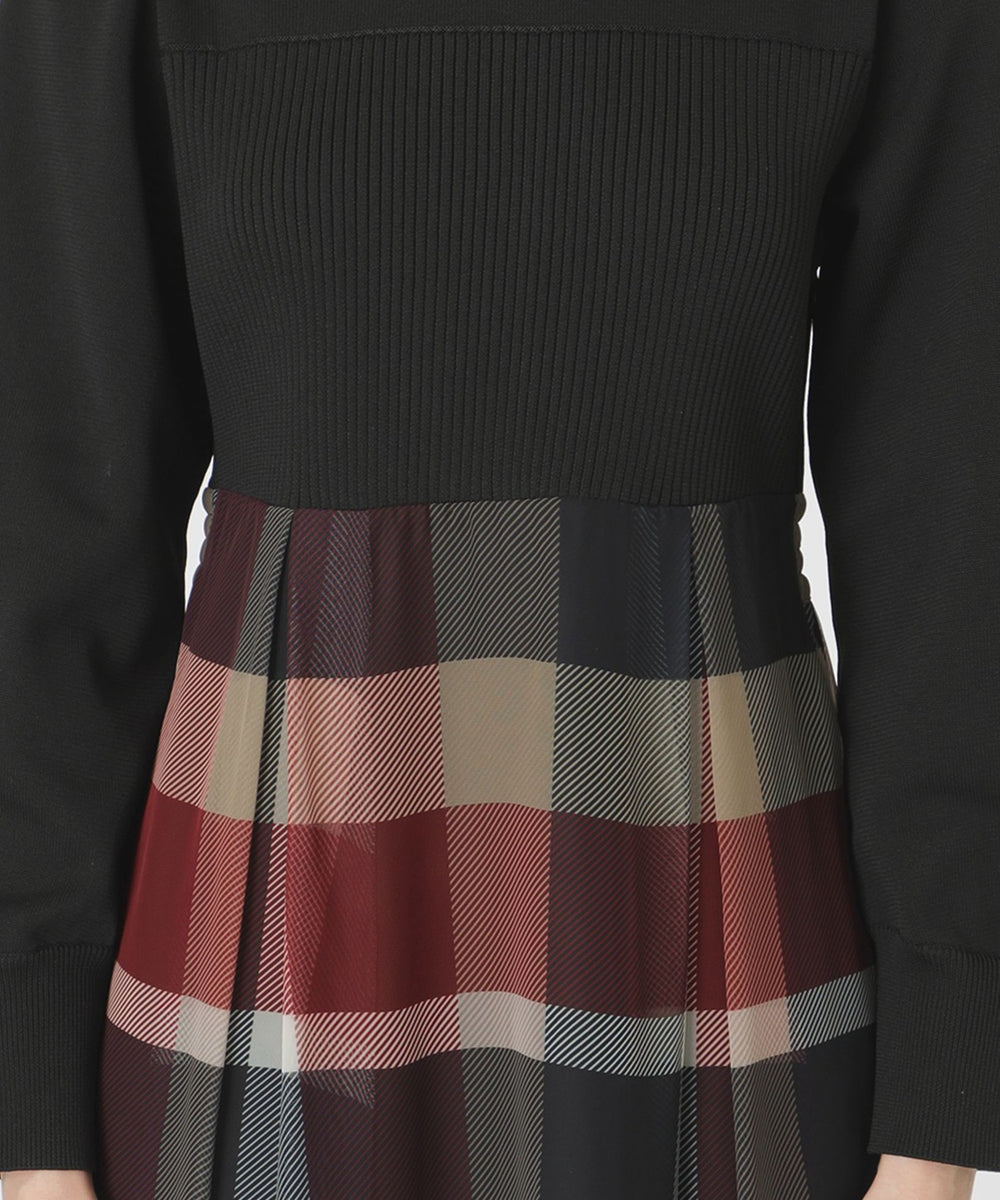 シフォンコンビドレス（ドレス）｜BLUE LABEL CRESTBRIDGE(ブルー