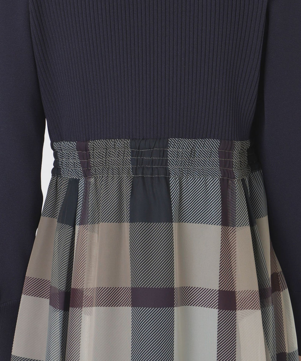 シフォンコンビドレス（ドレス）｜BLUE LABEL CRESTBRIDGE(ブルー