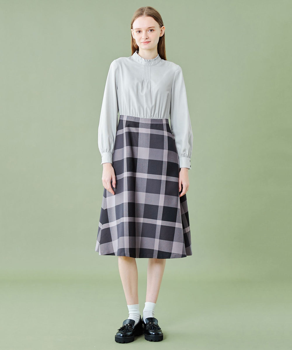 WEB限定】クレストブリッジチェッククロッシングビエラコンビ