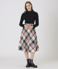 取扱店舗限定】クレストブリッジチェックサキソニーニットドッキング