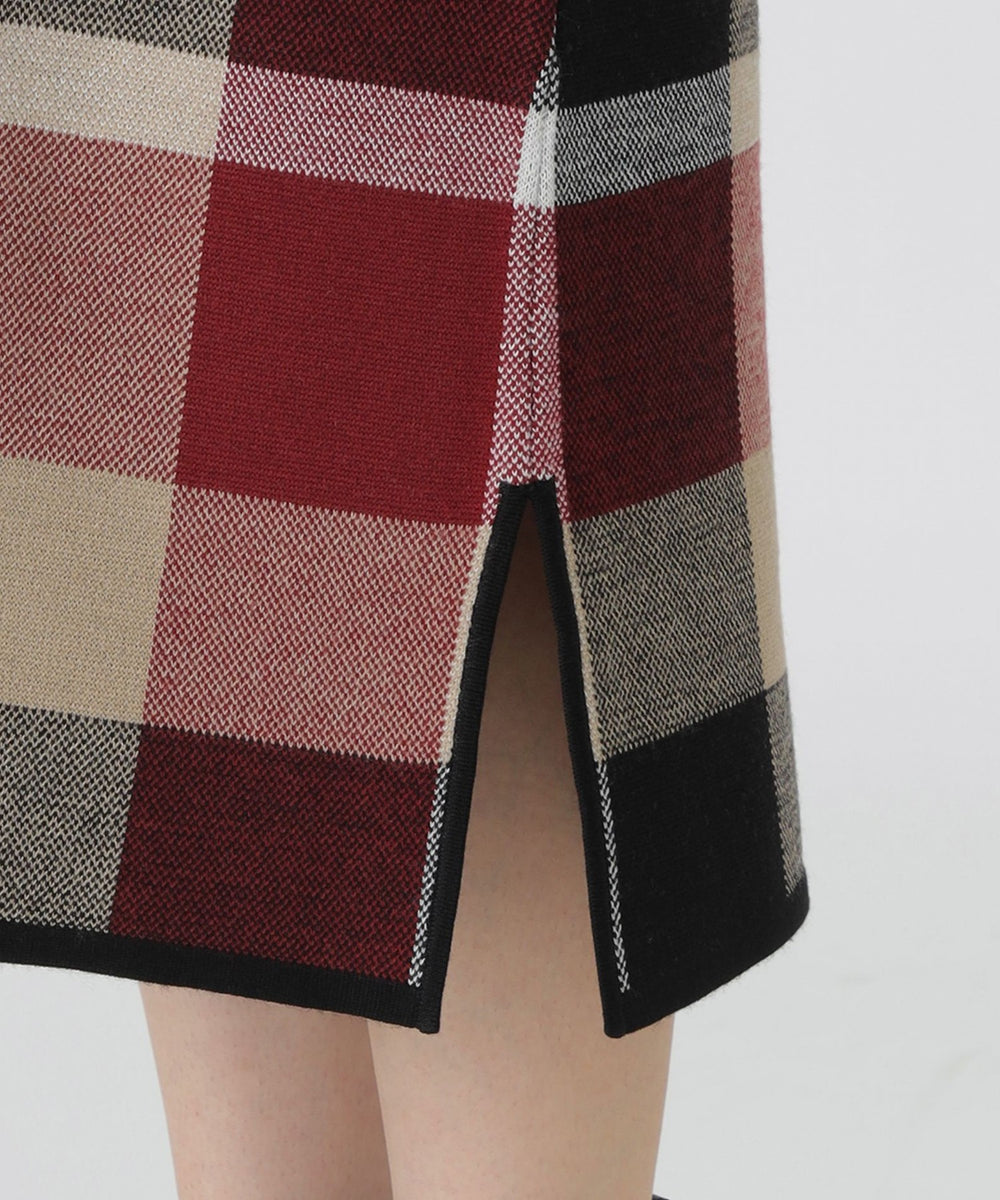 原宿店限定】クレストブリッジチェックウーリージャカードセットドレス