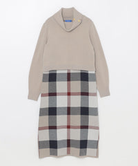 原宿店限定】クレストブリッジチェックウーリージャカードセットドレス
