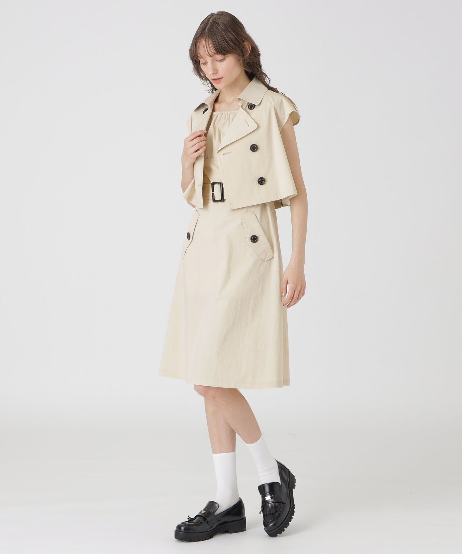 店舗限定】タイプライターストレッチドレスセット（ドレス