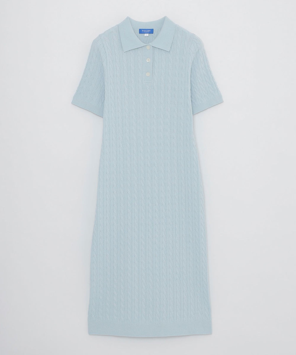 ブルーレーベルクレストブリッジ  ニット  ワンピース  パーカー  フーデット ブルーレーベルクレストブリッジ BLUE LABEL CRESTBRIDGE 【一部店舗