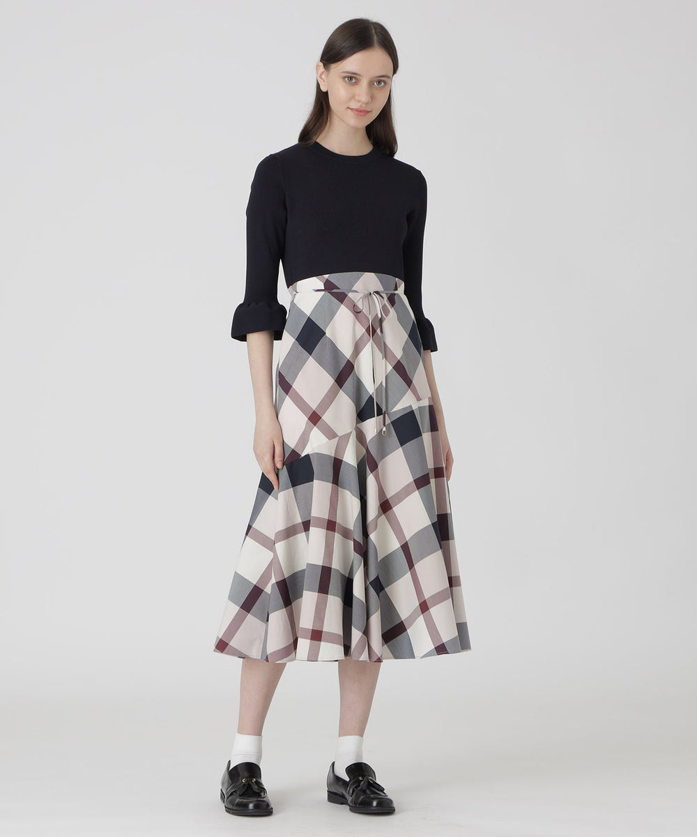 【一部予約販売】【10周年記念】クレストブリッジチェックドッキングドレス