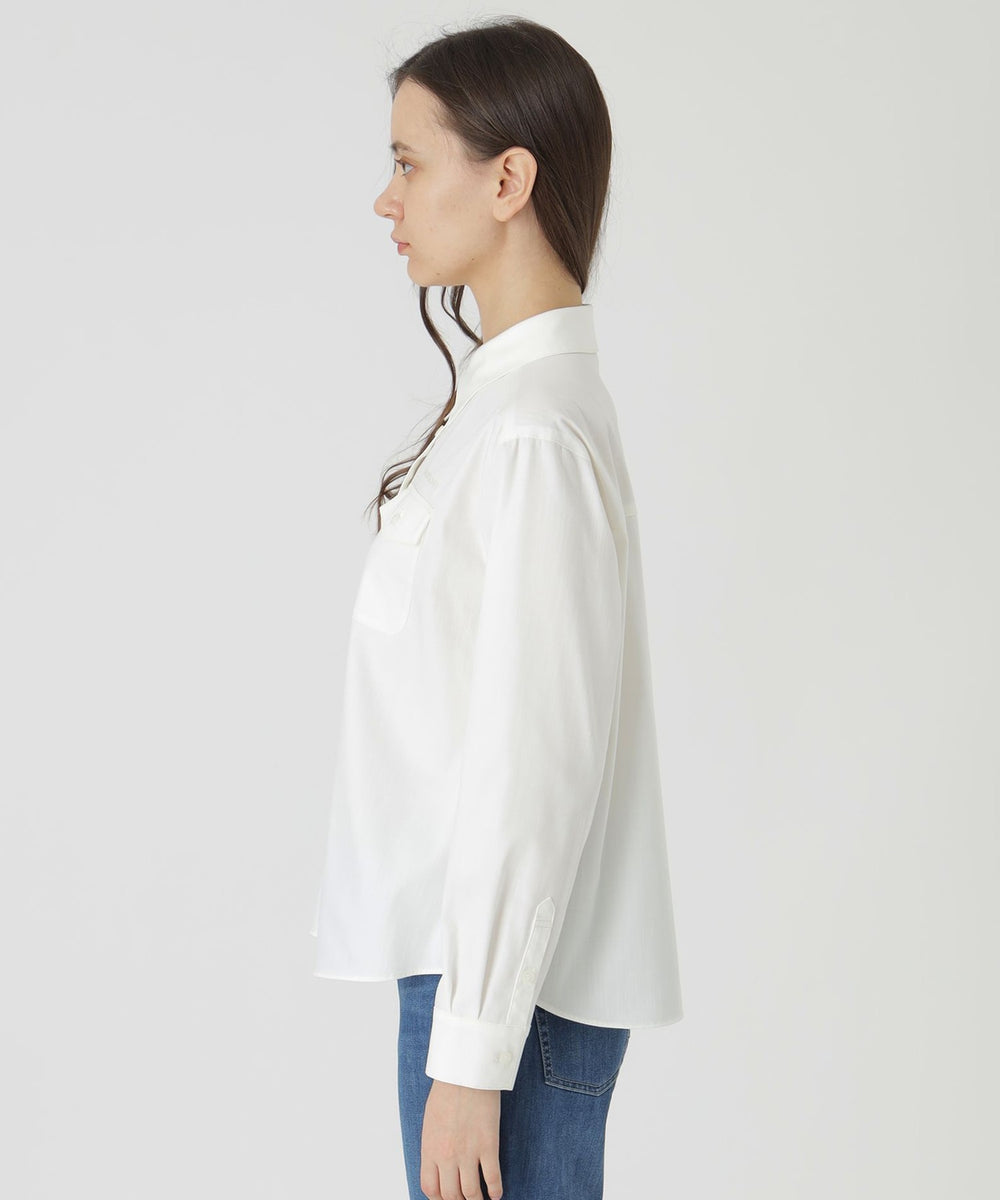 ヘラーズカフェ　シャンブレーシャツ　白シャツ　38 長袖 Lee】七分袖シャンブレーシャツ(メンズ)-ワークシャツ卸専門店の