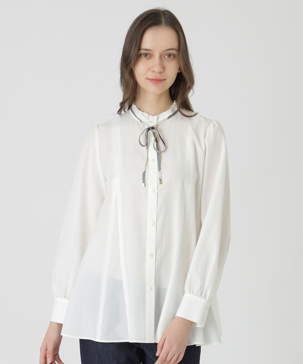 ライトタンブラーフレアブラウス（ブラウス）｜BLUE LABEL CRESTBRIDGE