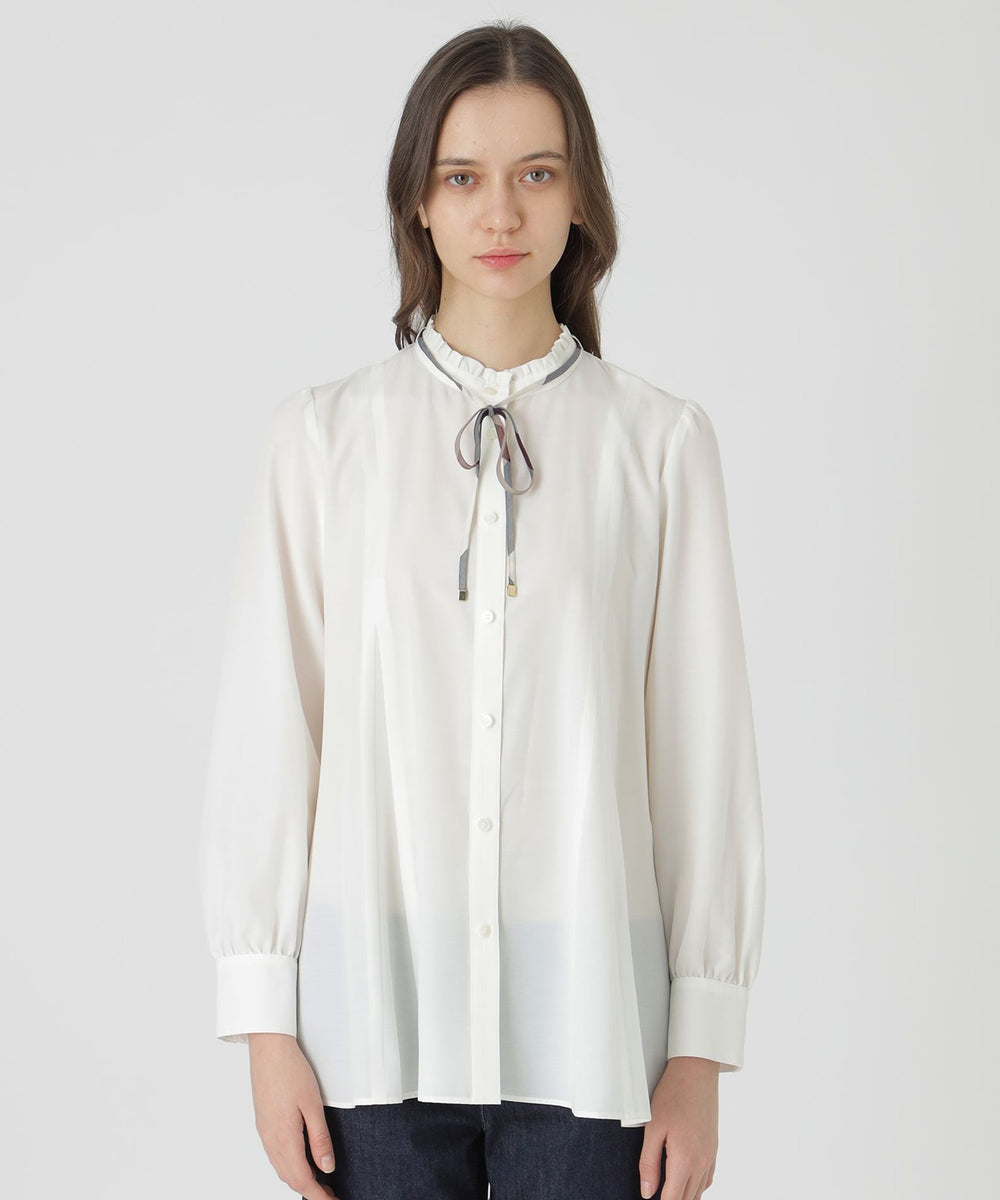 ライトタンブラーフレアブラウス（ブラウス）｜BLUE LABEL CRESTBRIDGE