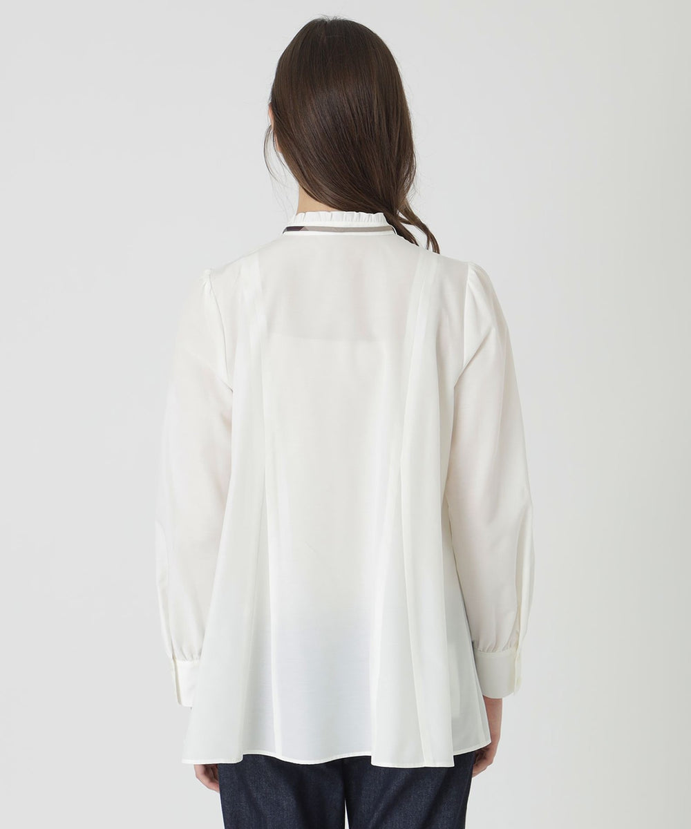 ライトタンブラーフレアブラウス（ブラウス）｜BLUE LABEL CRESTBRIDGE