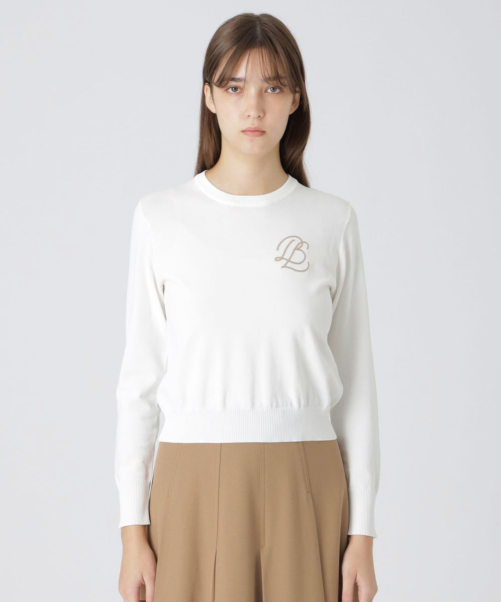 WOMENS アーガイル半袖ニットセーター グリーン/072334750