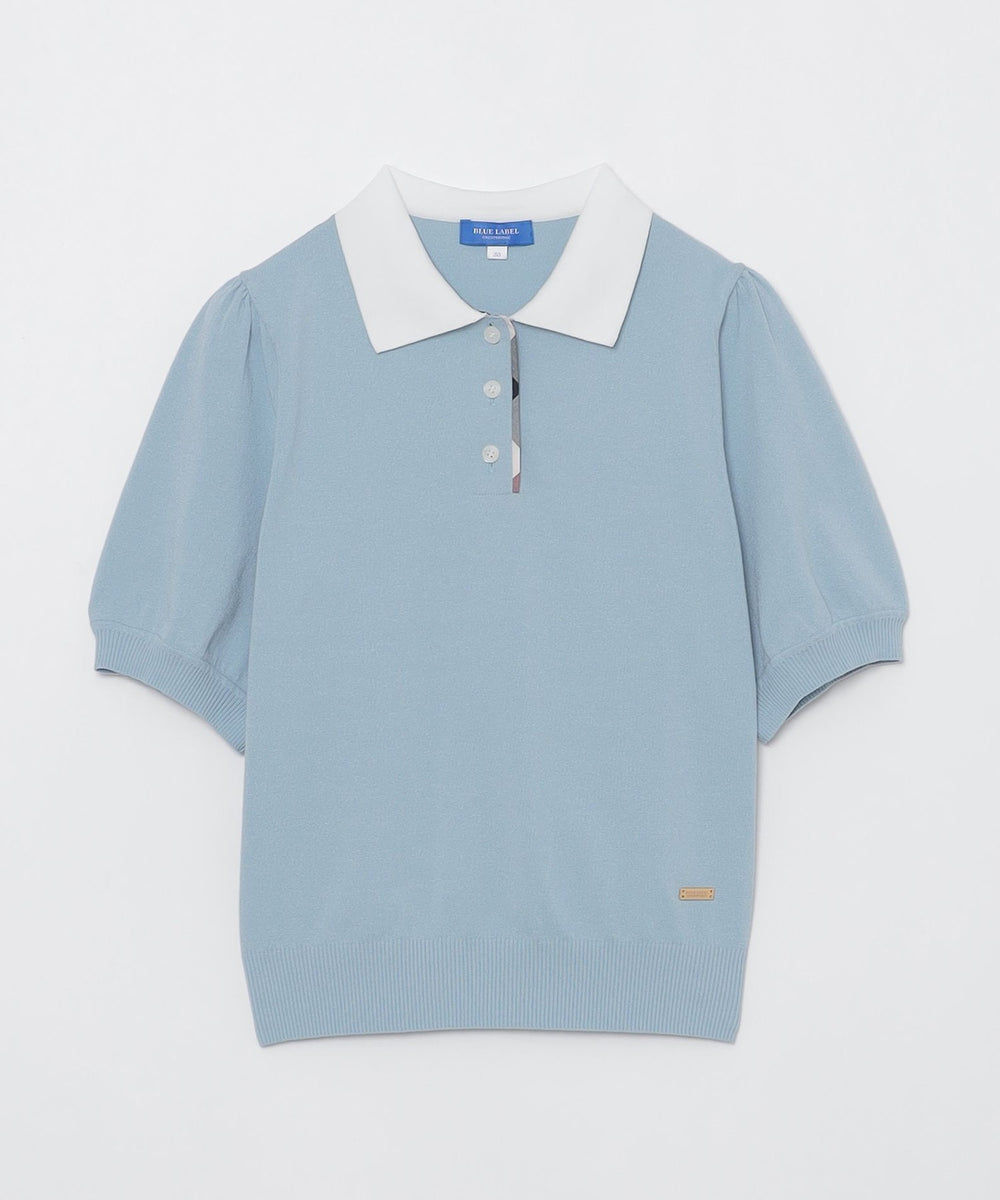 コットンポリエステルニットポロ（ニットウェア）｜BLUE LABEL