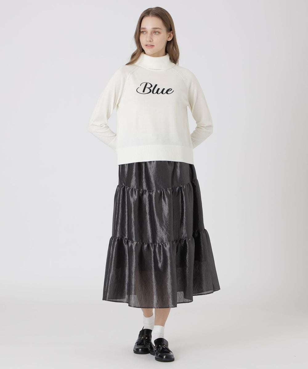 【美品クリーニング】DRUMOHRアズーロブルーウールカシミアネップCGN48 657401-s700.jpg