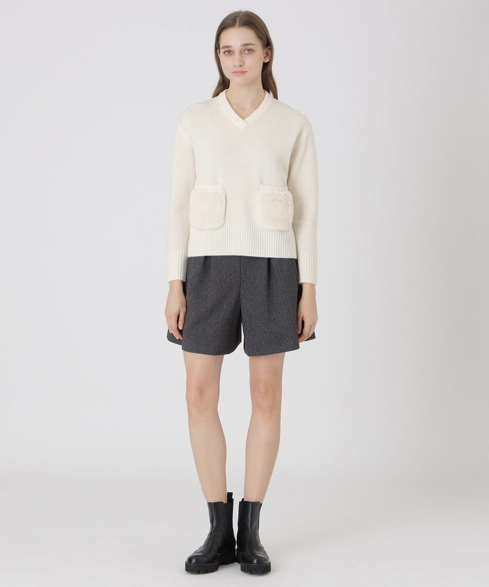 ラムズウールニットプルオーバー（ニットウェア）｜BLUE LABEL