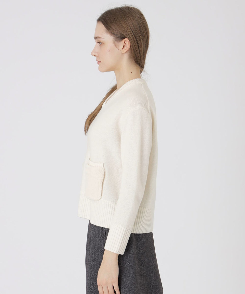 ラムズウールニットプルオーバー（ニットウェア）｜BLUE LABEL