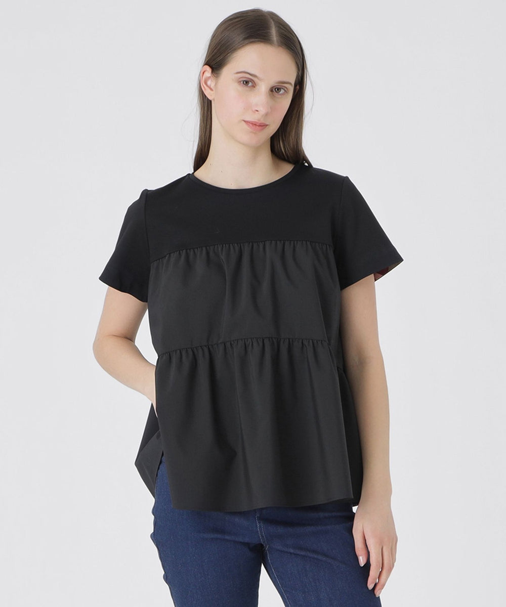 Bluelabel crestbridge カットソー ティアードコンビTシャツ（カットソー）｜BLUE LABEL CRESTBRIDGE