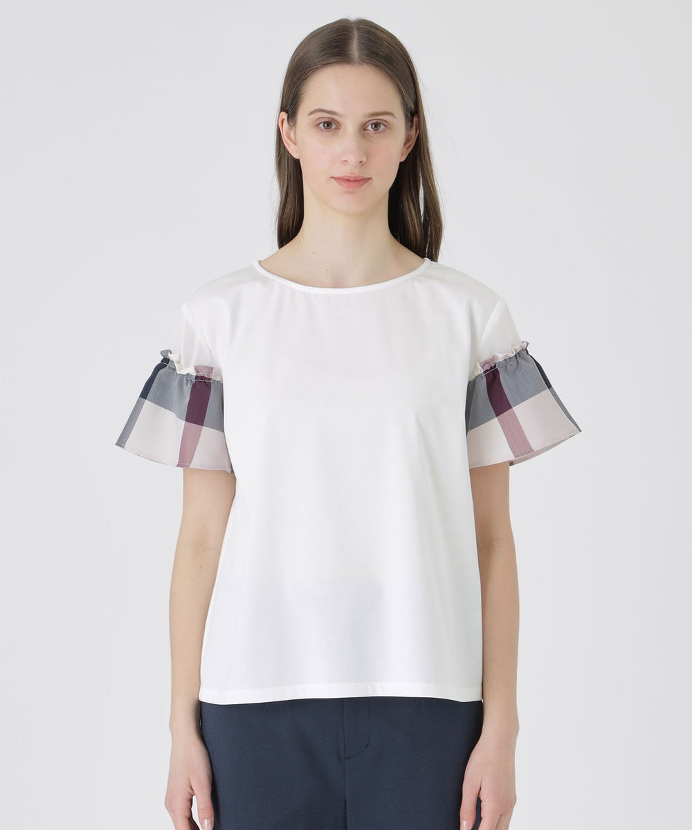 Bluelabel crestbridge カットソー ティアードコンビTシャツ（カットソー）｜BLUE LABEL CRESTBRIDGE