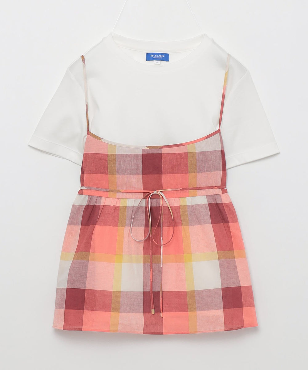 最新作　ブルーレーベルクレストブリッジ　ビスチェセットトップス ビスチェセットトップス（カットソー）｜BLUE LABEL CRESTBRIDGE