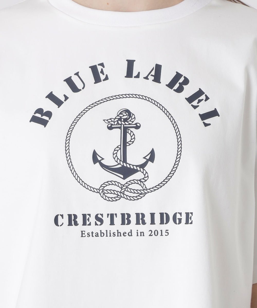 【BLUELABEL CRESTBRIDGE】プレーティングカットソー BLACK LABEL CRESTBRIDGE - 【BLUELABEL CRESTBRIDGE】プレーティング