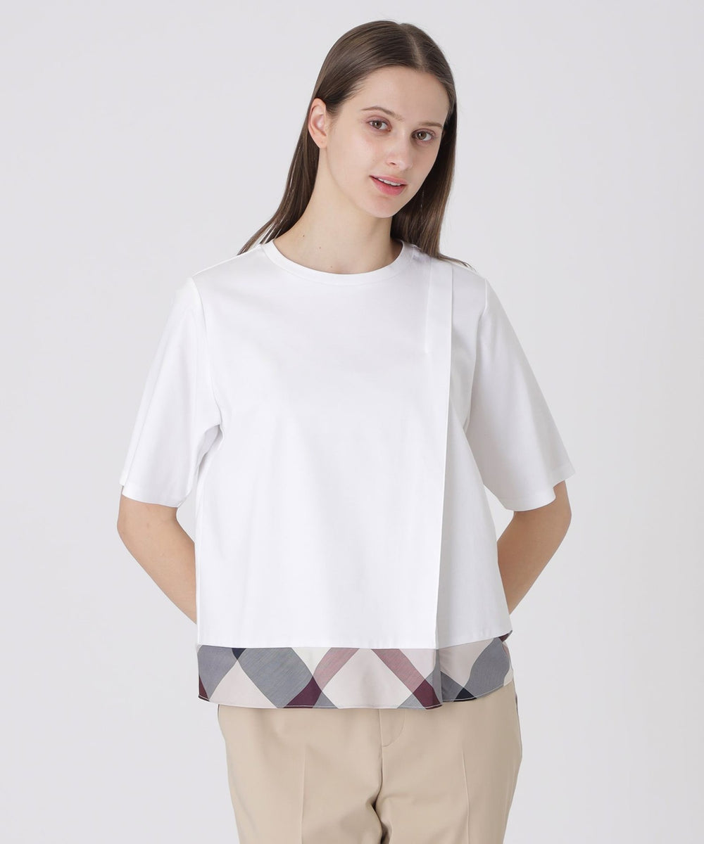 シルケットスムースタックTシャツ（カットソー）｜BLUE LABEL