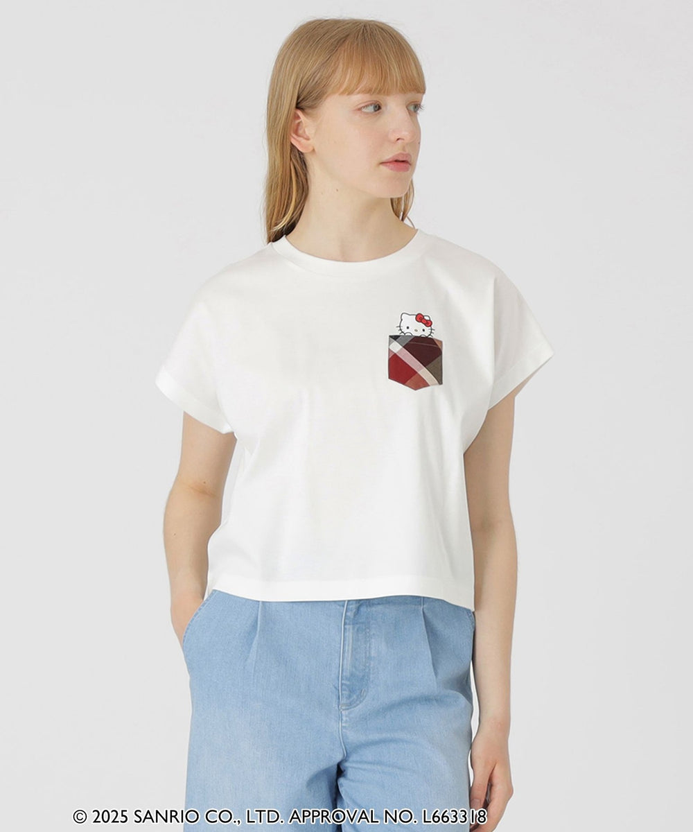 ハローキティコラボ】ポケットTシャツ（カットソー）｜BLUE LABEL