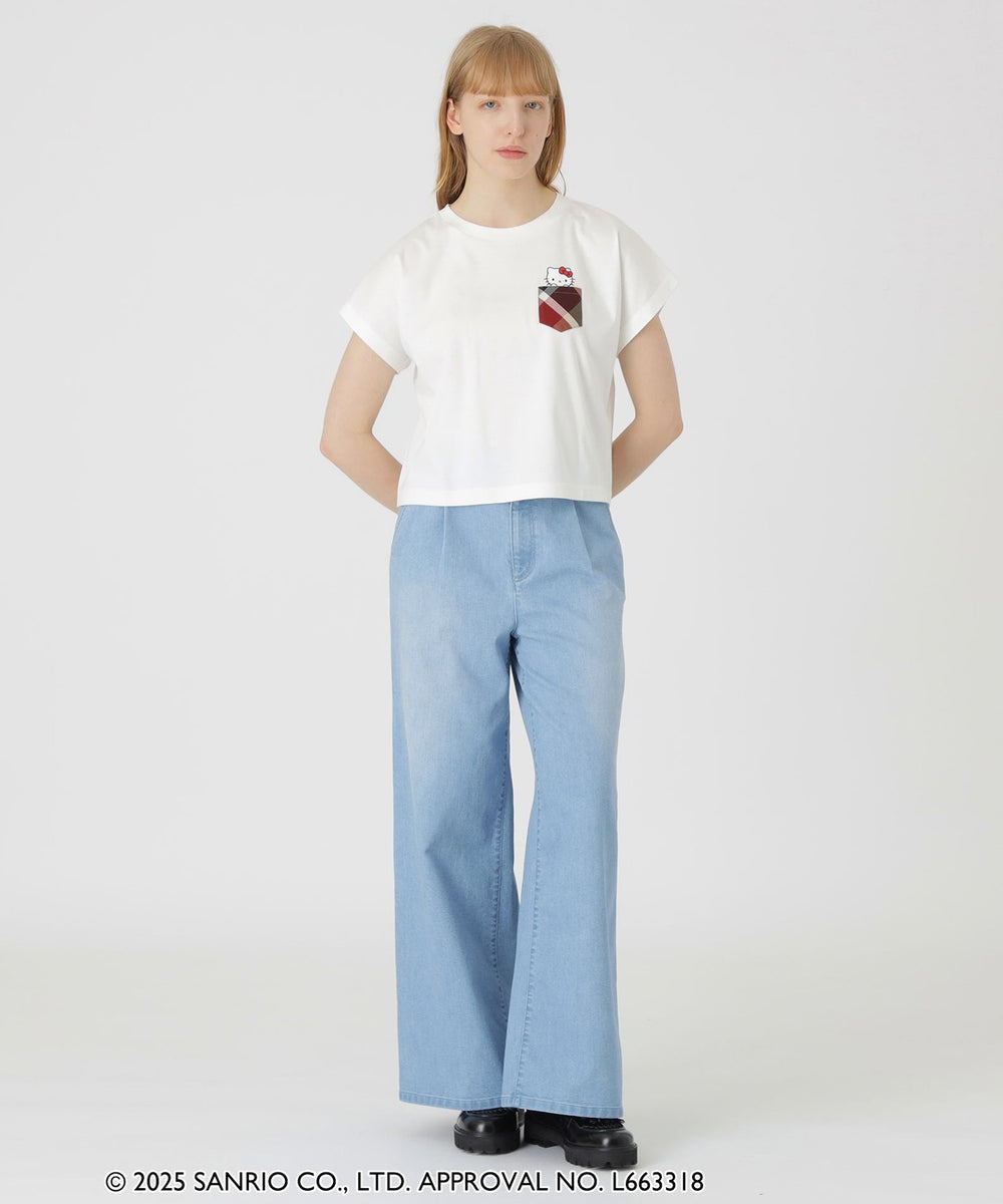 ハローキティコラボ】ポケットTシャツ（カットソー）｜BLUE LABEL