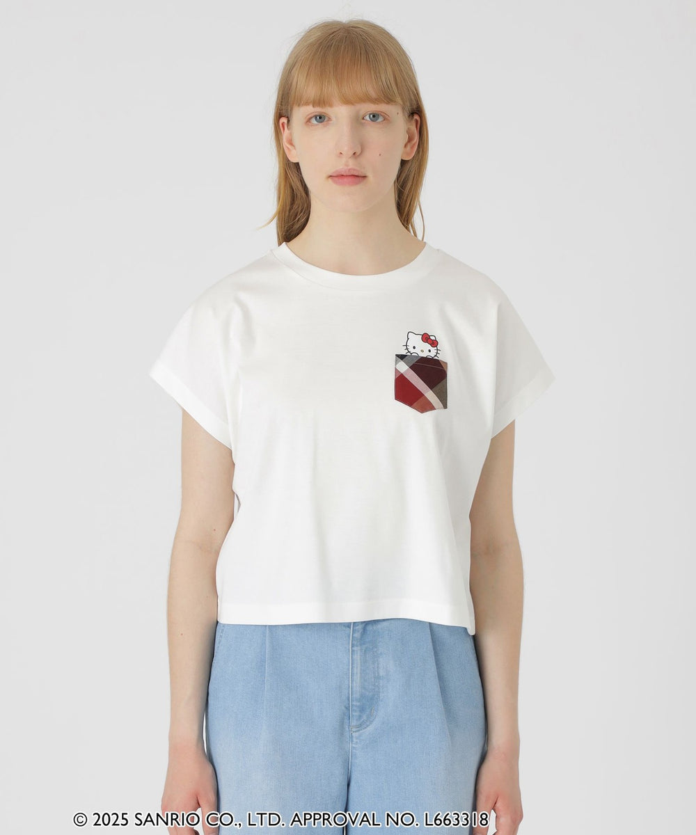 ハローキティコラボ】ポケットTシャツ（カットソー）｜BLUE LABEL