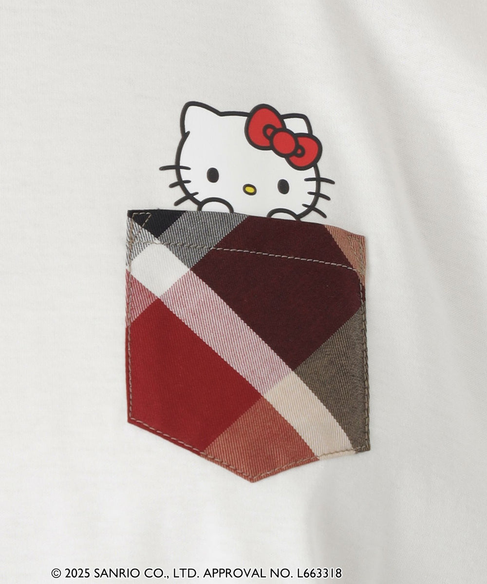 ハローキティコラボ】ポケットTシャツ（カットソー）｜BLUE LABEL