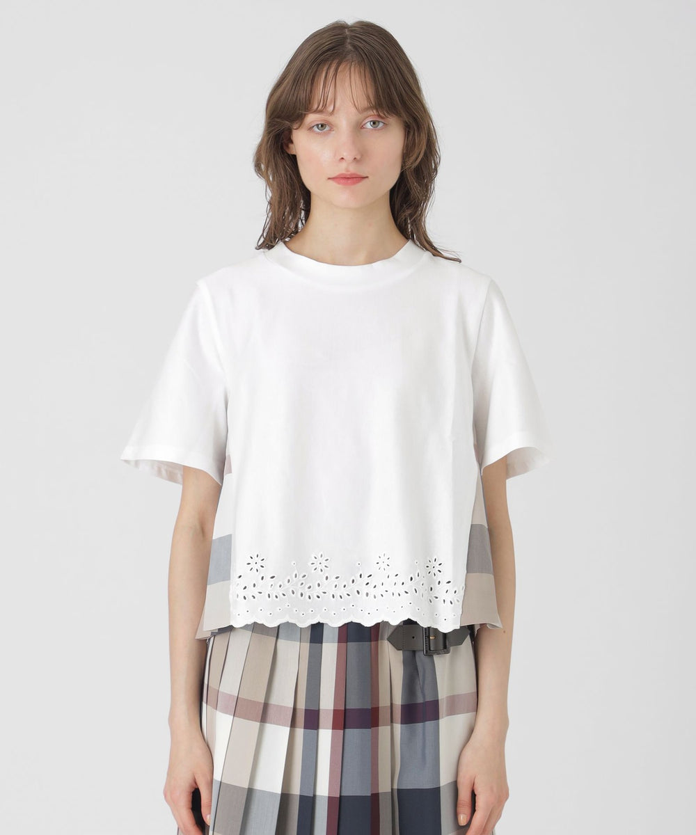 店舗限定】バックプリーツトップス（カットソー）｜BLUE LABEL