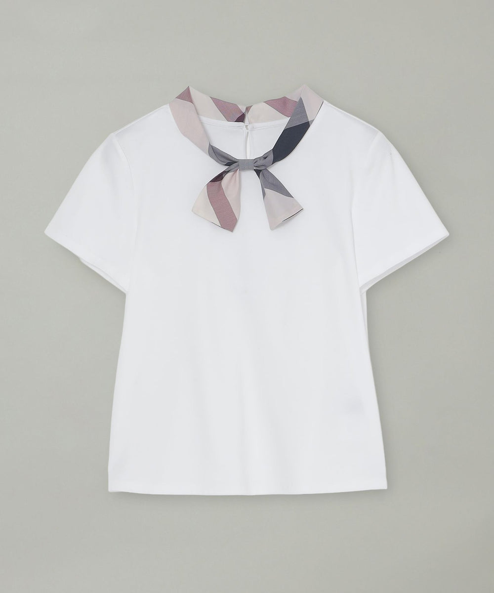 【予約販売】リボンネックカットソー