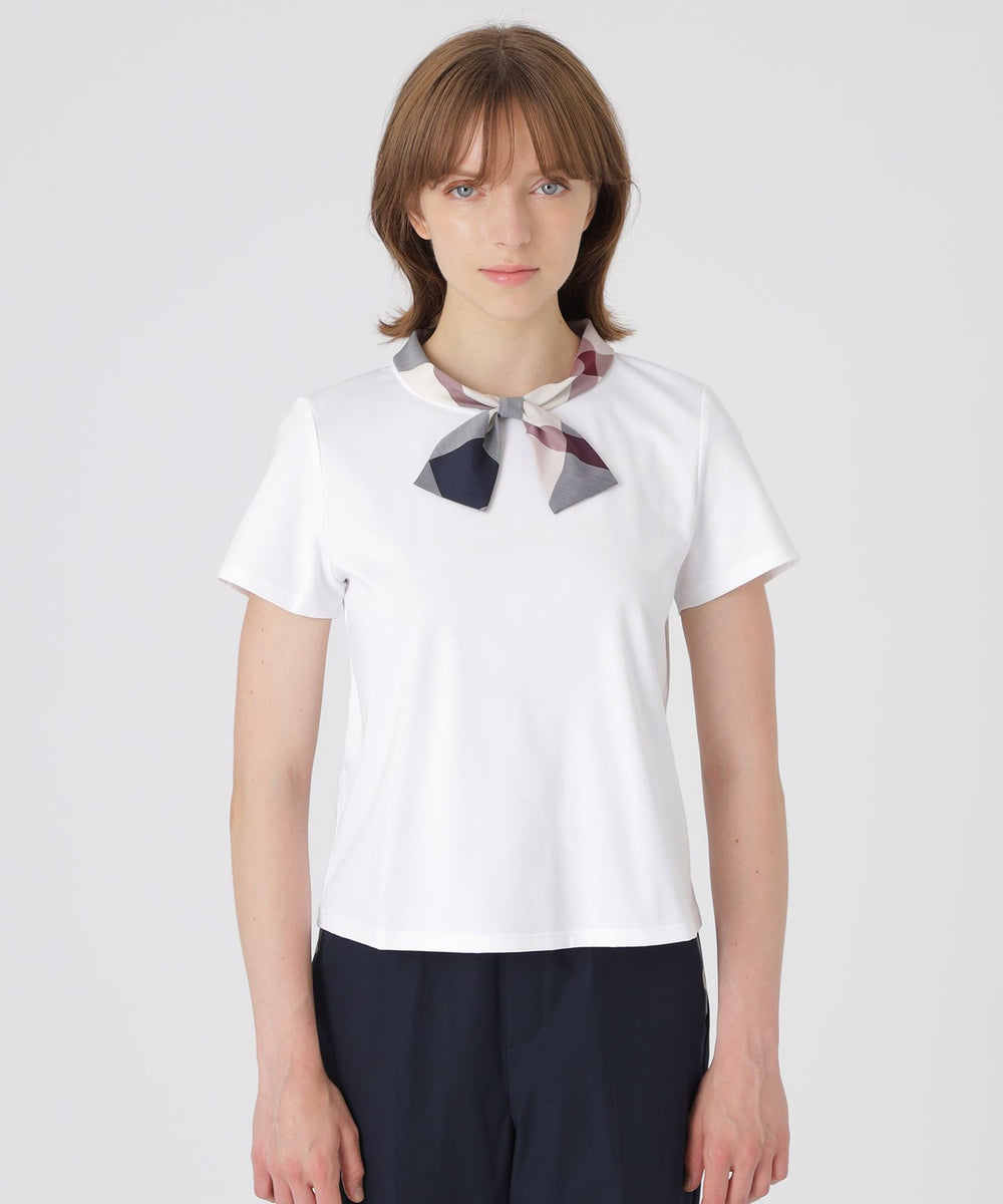 新品タグ付きブルーレーベルクレストブリッジカットソー リボンネックカットソー（カットソー）｜BLUE LABEL CRESTBRIDGE