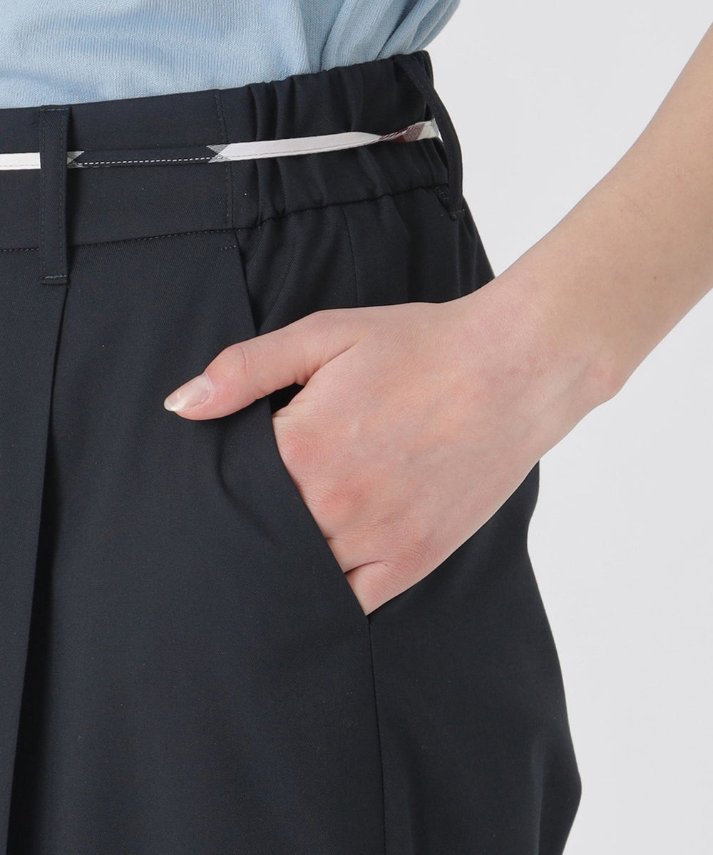 ブルーレーベル クレストブリッジ チェック ガウチョパンツ ワイドパンツ 黒 楽天市場】ハイカウントナノパーシャルチェックガウチョパンツ BLUE