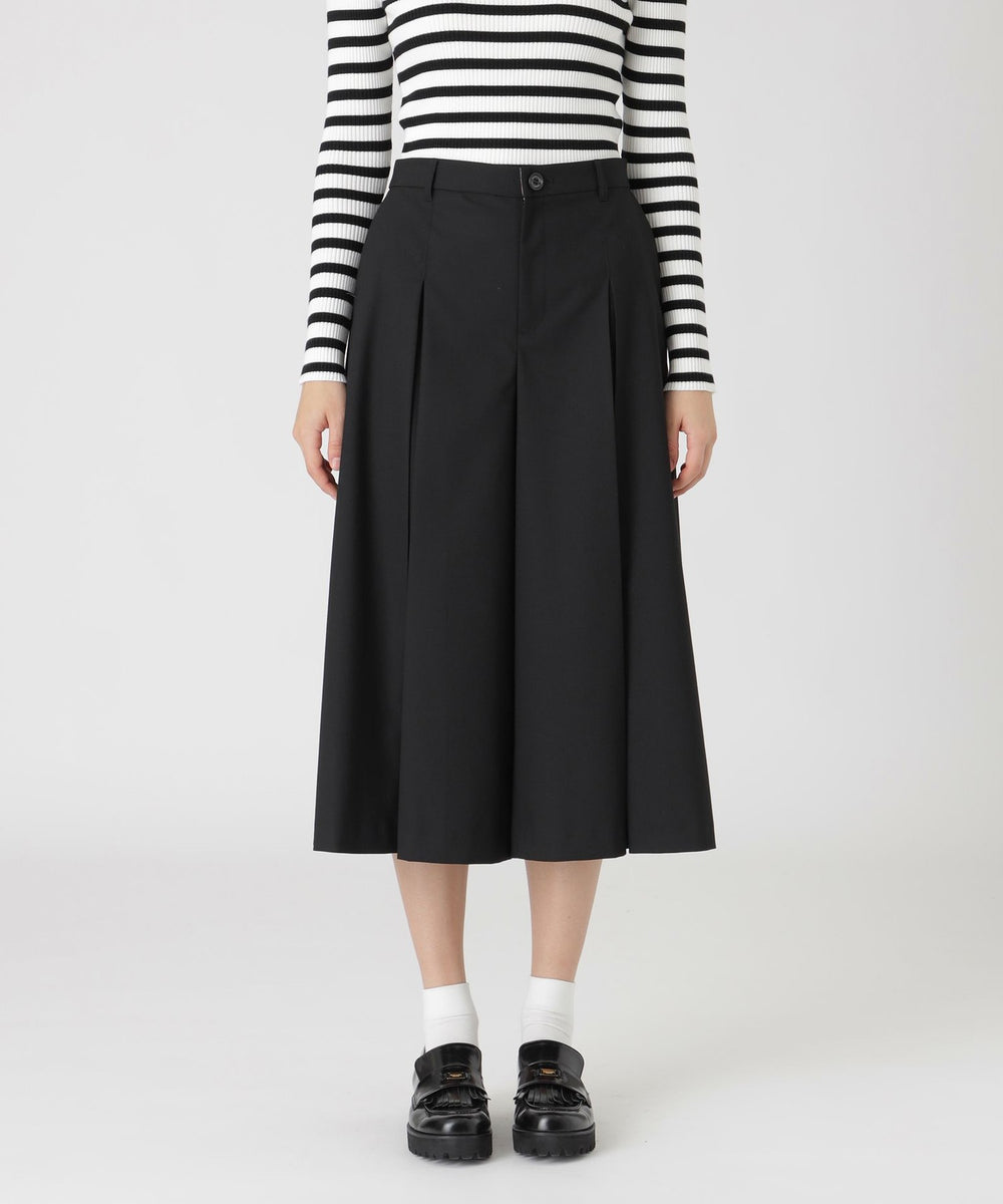BLUE LABEL CRESTBRLDGE ウールライクツイルガウチョパンツ プレーンウォッシャブルガウチョパンツ(パンツ)|BLUE LABEL