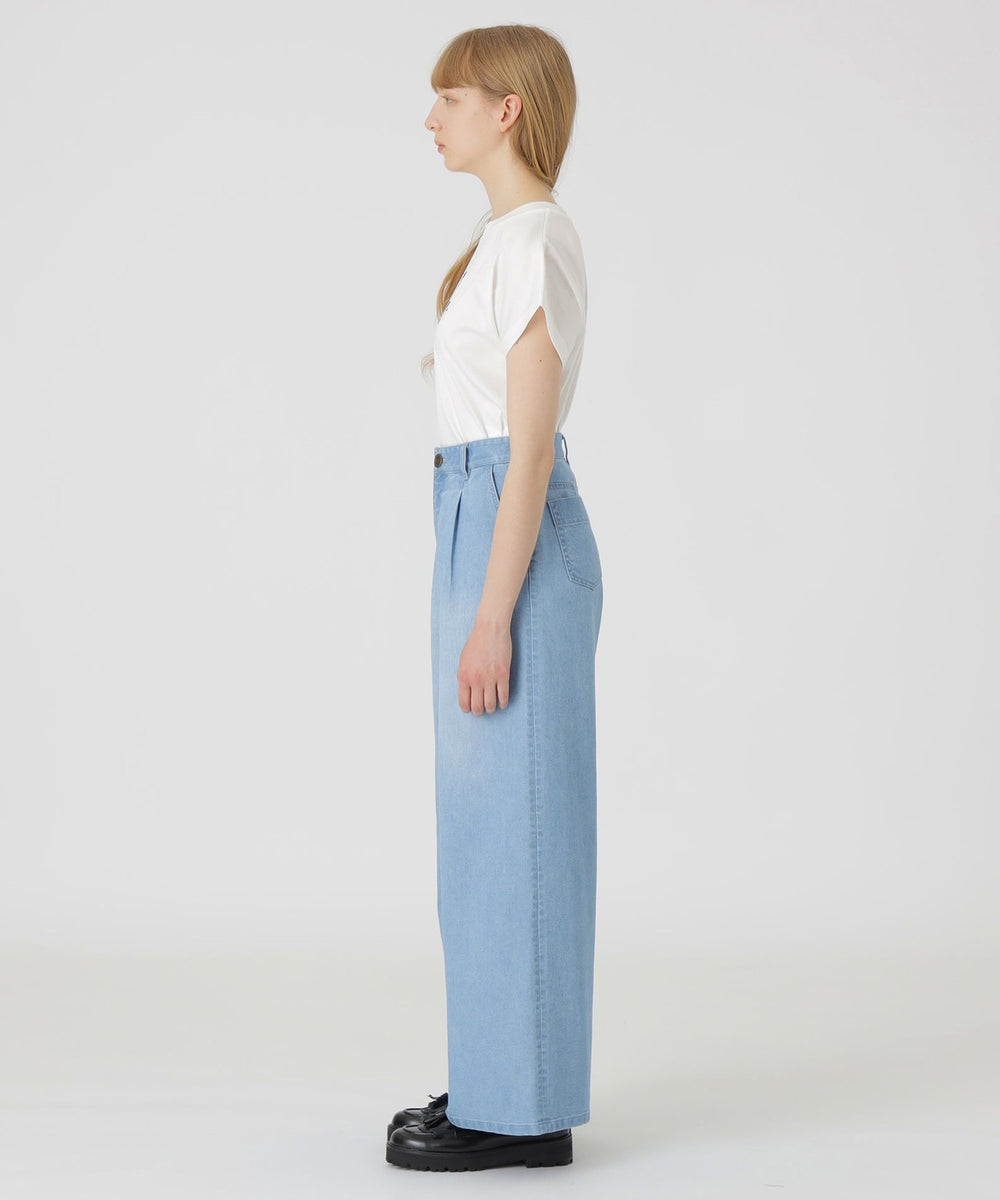 BLUE LABEL DENIM】【接触冷感】ワイドパンツ（パンツ）｜BLUE LABEL