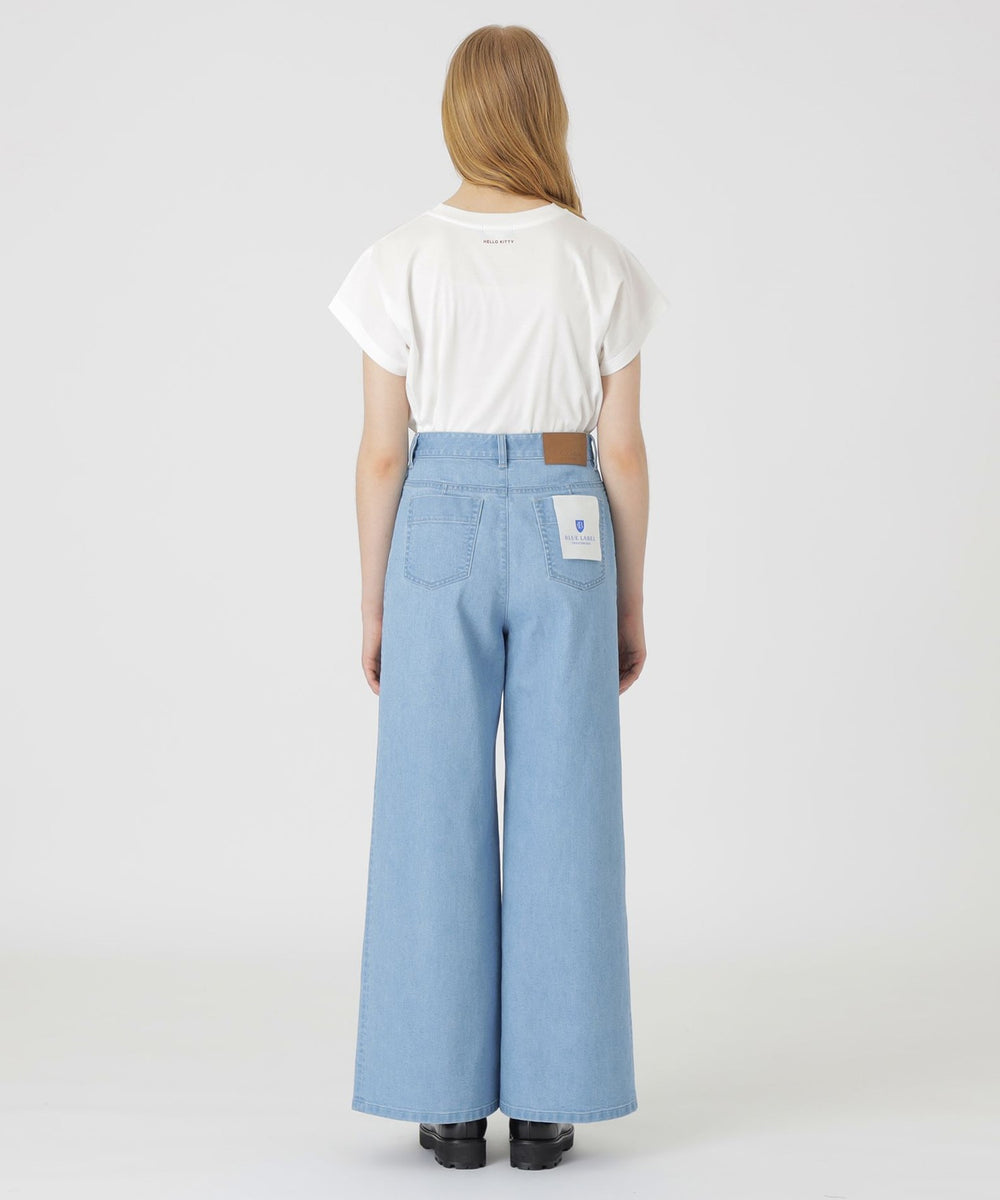 BLUE LABEL DENIM】【接触冷感】ワイドパンツ（パンツ）｜BLUE LABEL