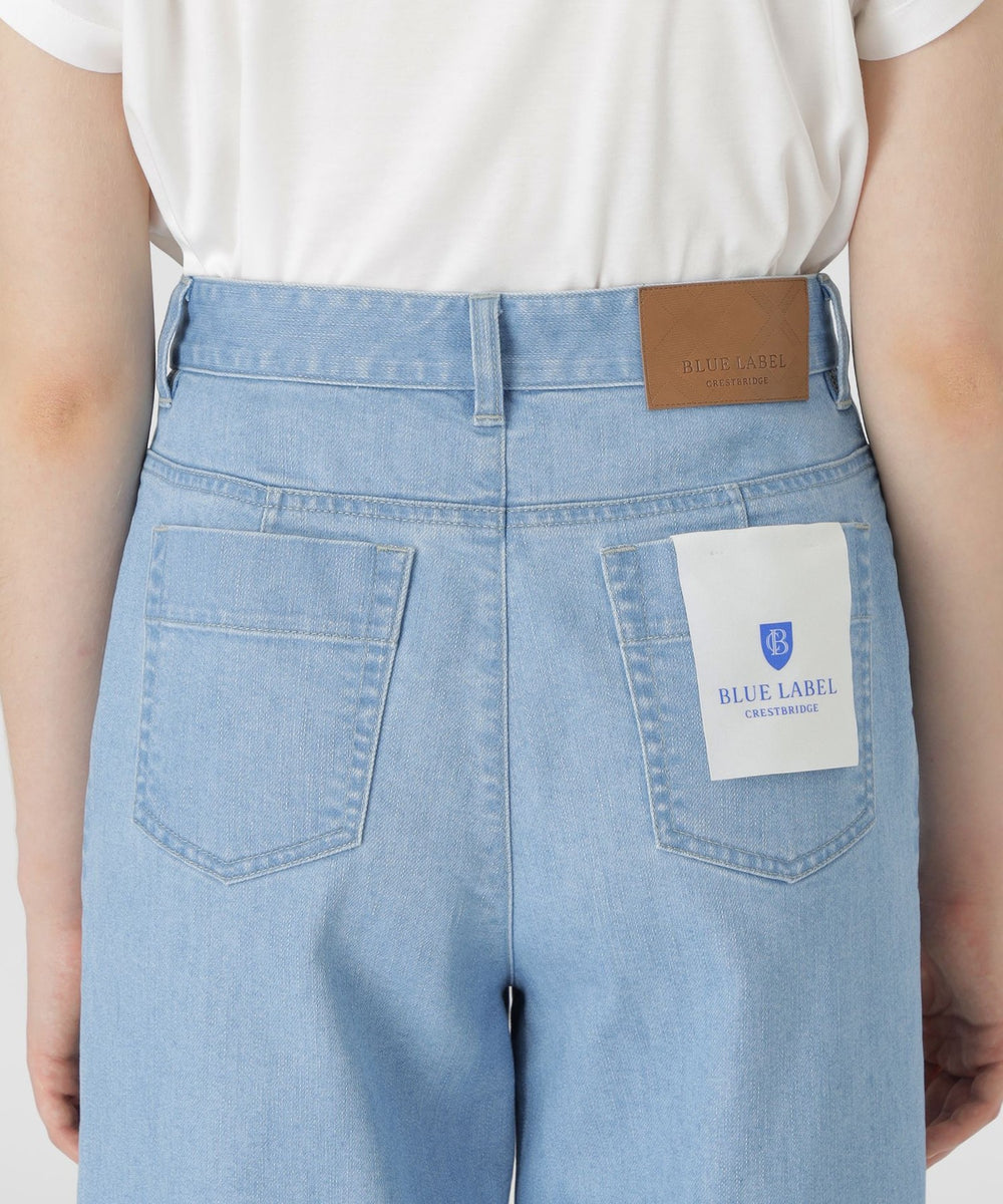 BLUE LABEL DENIM】【接触冷感】ワイドパンツ（パンツ）｜BLUE LABEL
