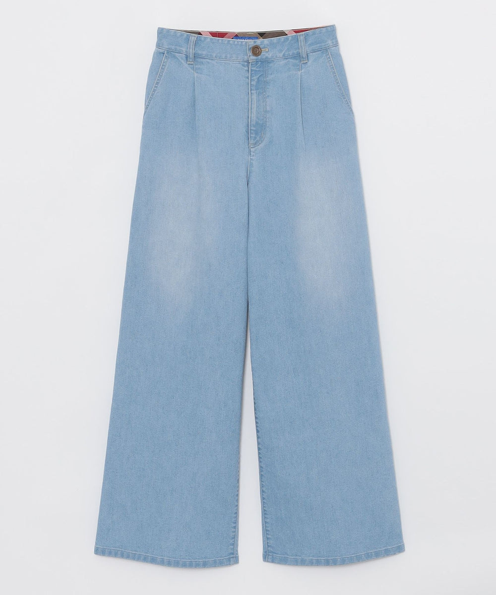 BLUE LABEL DENIM】【接触冷感】ワイドパンツ（パンツ）｜BLUE LABEL