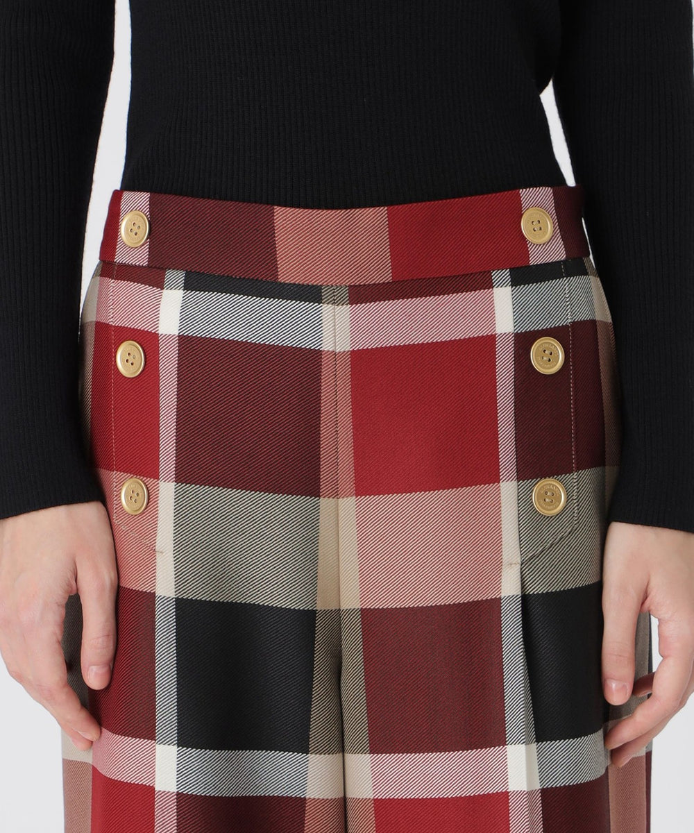 原宿店限定】クレストブリッジチェッククロッシングビエラワイドパンツ