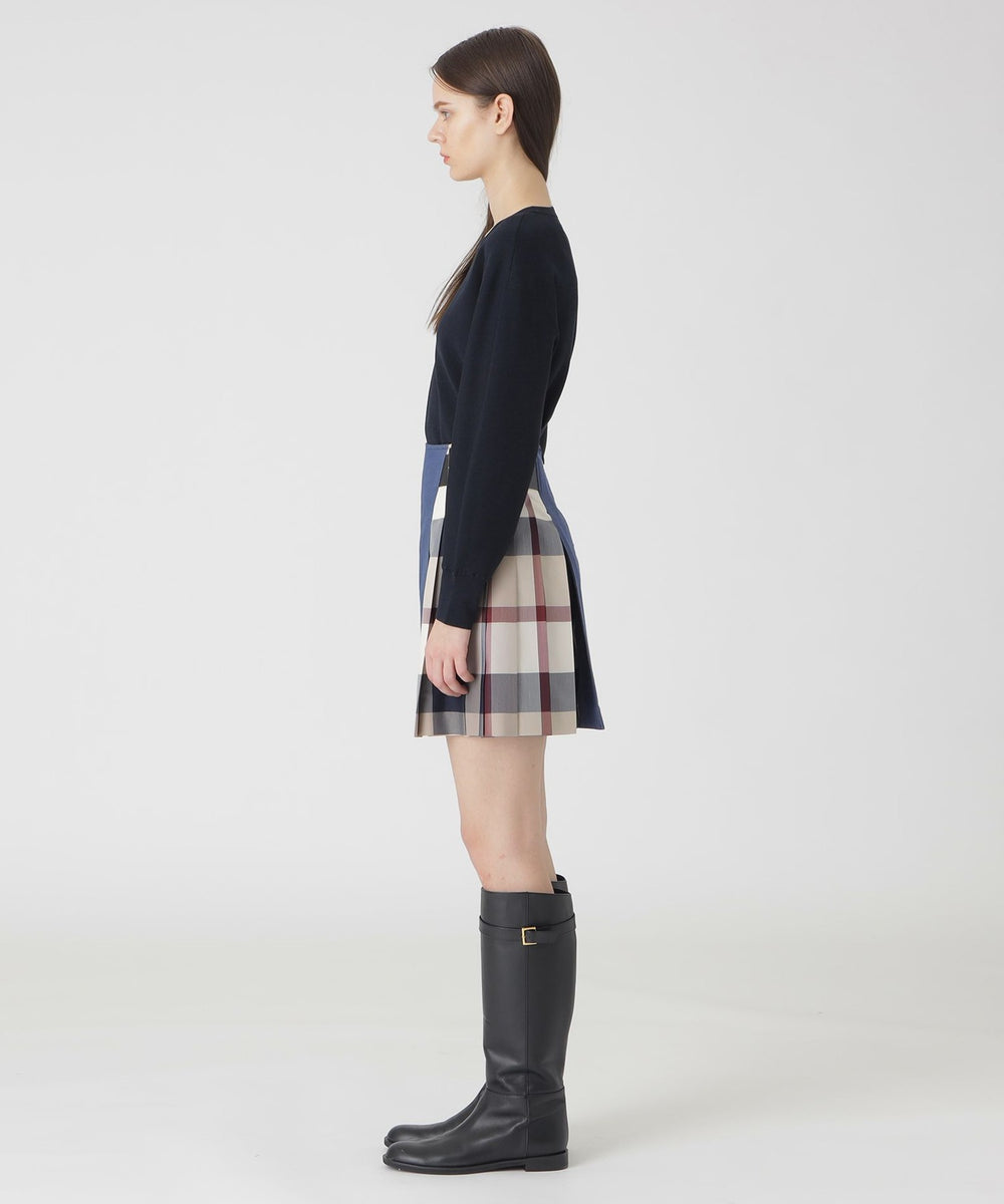 VALENTINO ダークブルー デニムミニスカート デニムミニスカート（スカート）｜BLUE LABEL CRESTBRIDGE