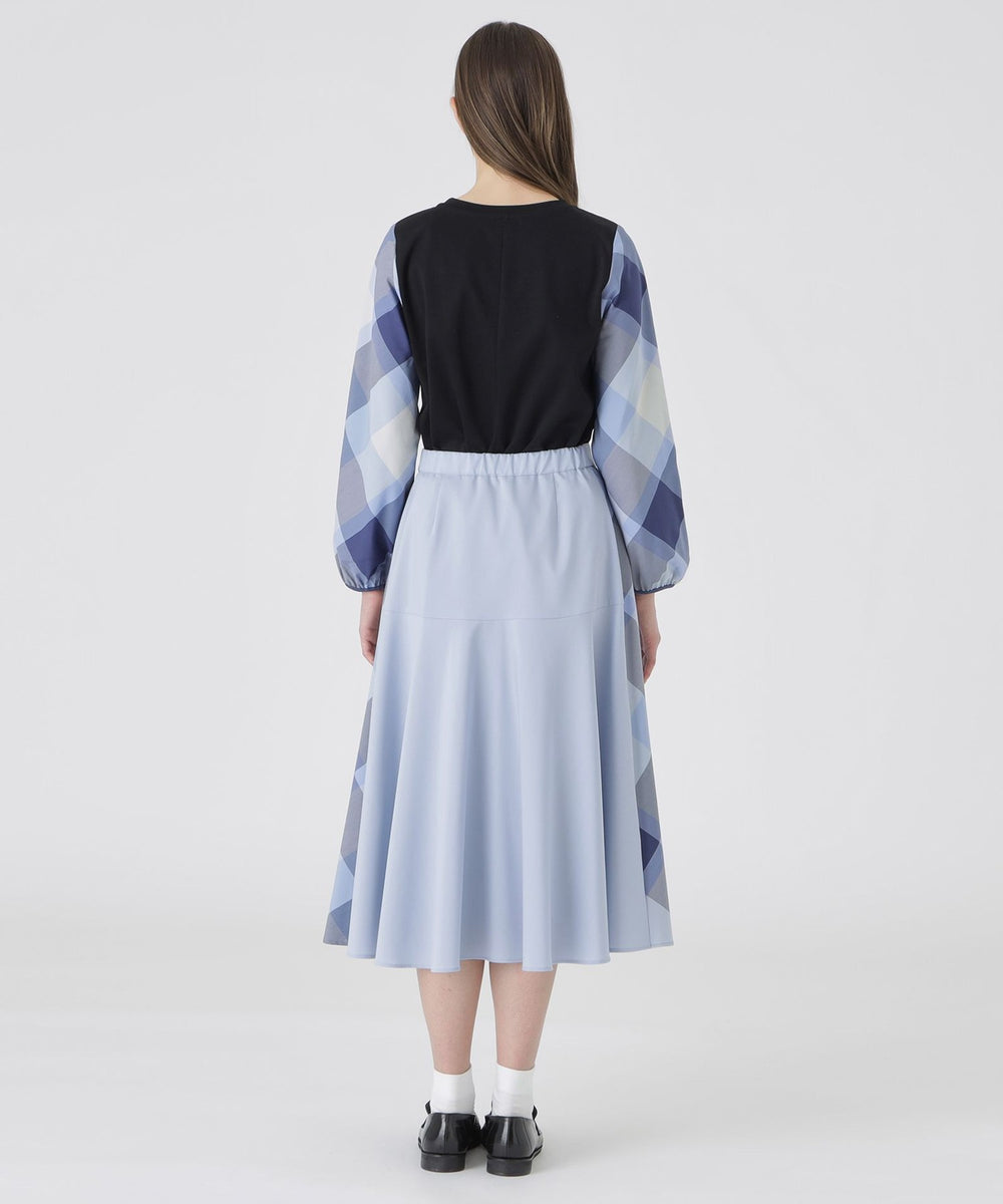 【美品】BLUE LABEL ブルーレーベル　チェック柄フレアロングスカート36 美品✨️ブルーレーベルチェック柄 フレアスカート ひざ丈 - メルカリ
