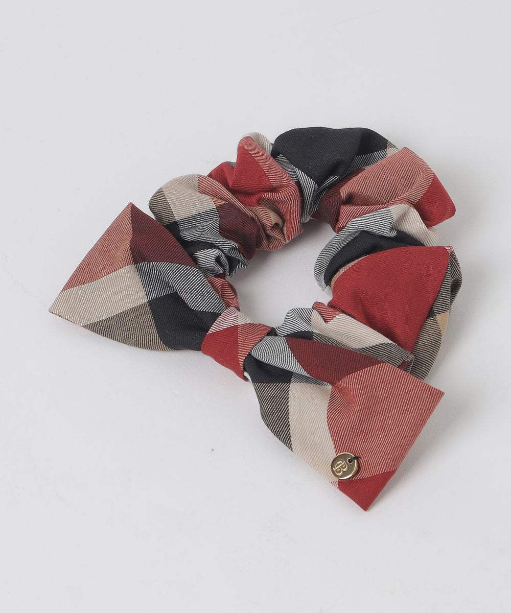 クレストブリッジチェックシュシュ（アクセサリー）｜BLUE LABEL