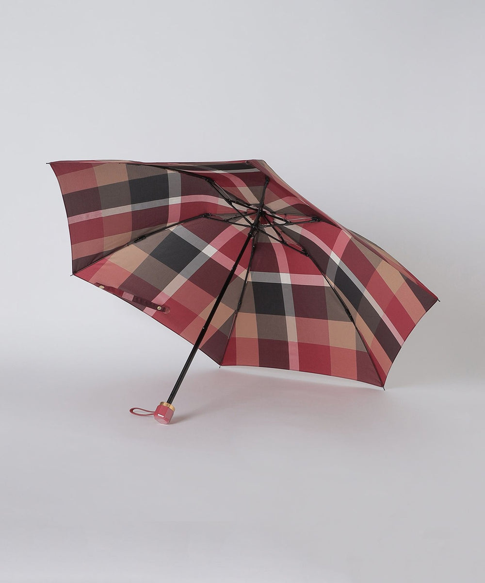 新品】ブルーレーベルクレストブリッジ 折り畳み傘 赤 晴雨兼用 733- 新品】ブルーレーベルクレストブリッジ 折り畳み傘 赤 晴雨兼用 733-