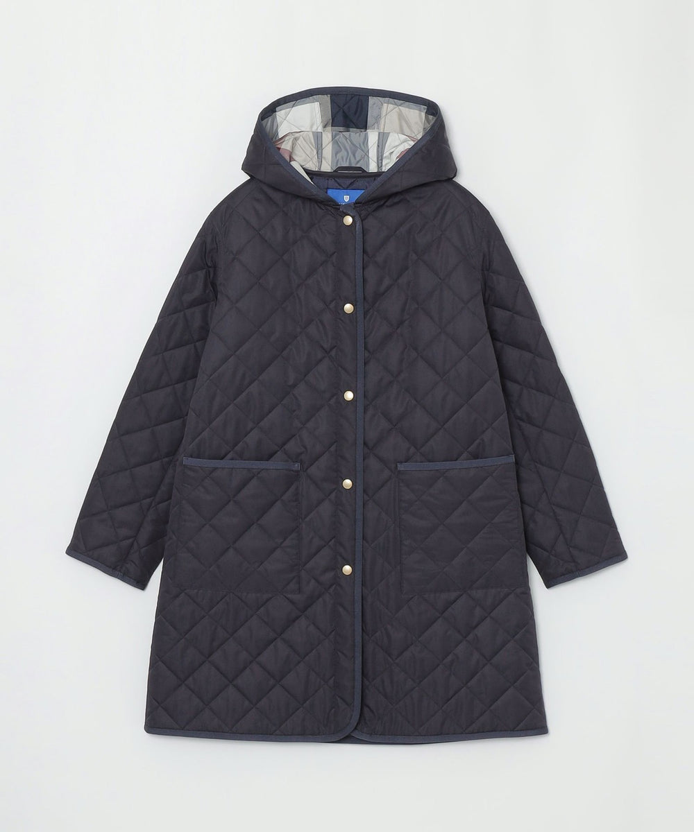 一部店舗限定】クレストブリッジチェックキルティングロング