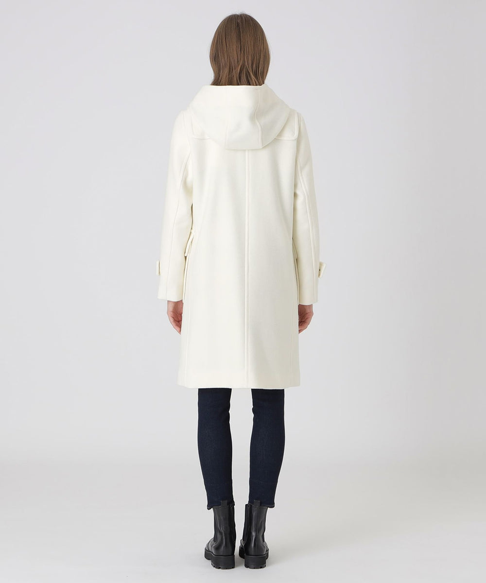 ブルーレーベルクレストブリッジ プライムメルトン ダッフルコート M 極美品 白 ブルーレーベルクレストブリッジ プライムメルトン ダッフルコート M