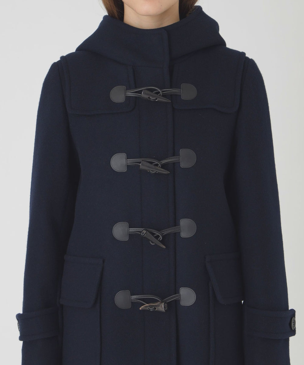 一部店舗限定】パイルメルトンダッフルコート（コート）｜BLUE