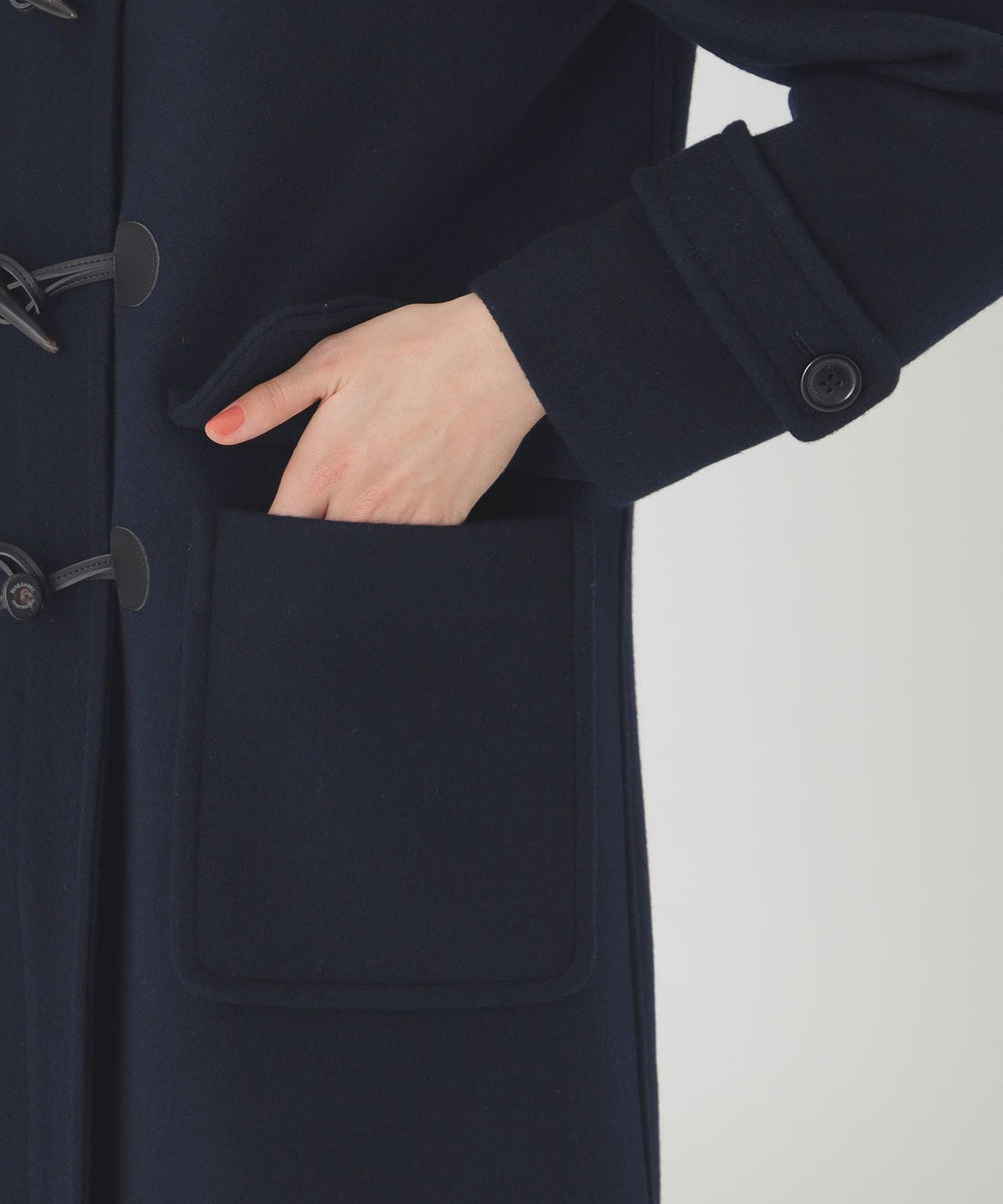 一部店舗限定】パイルメルトンダッフルコート（コート）｜BLUE