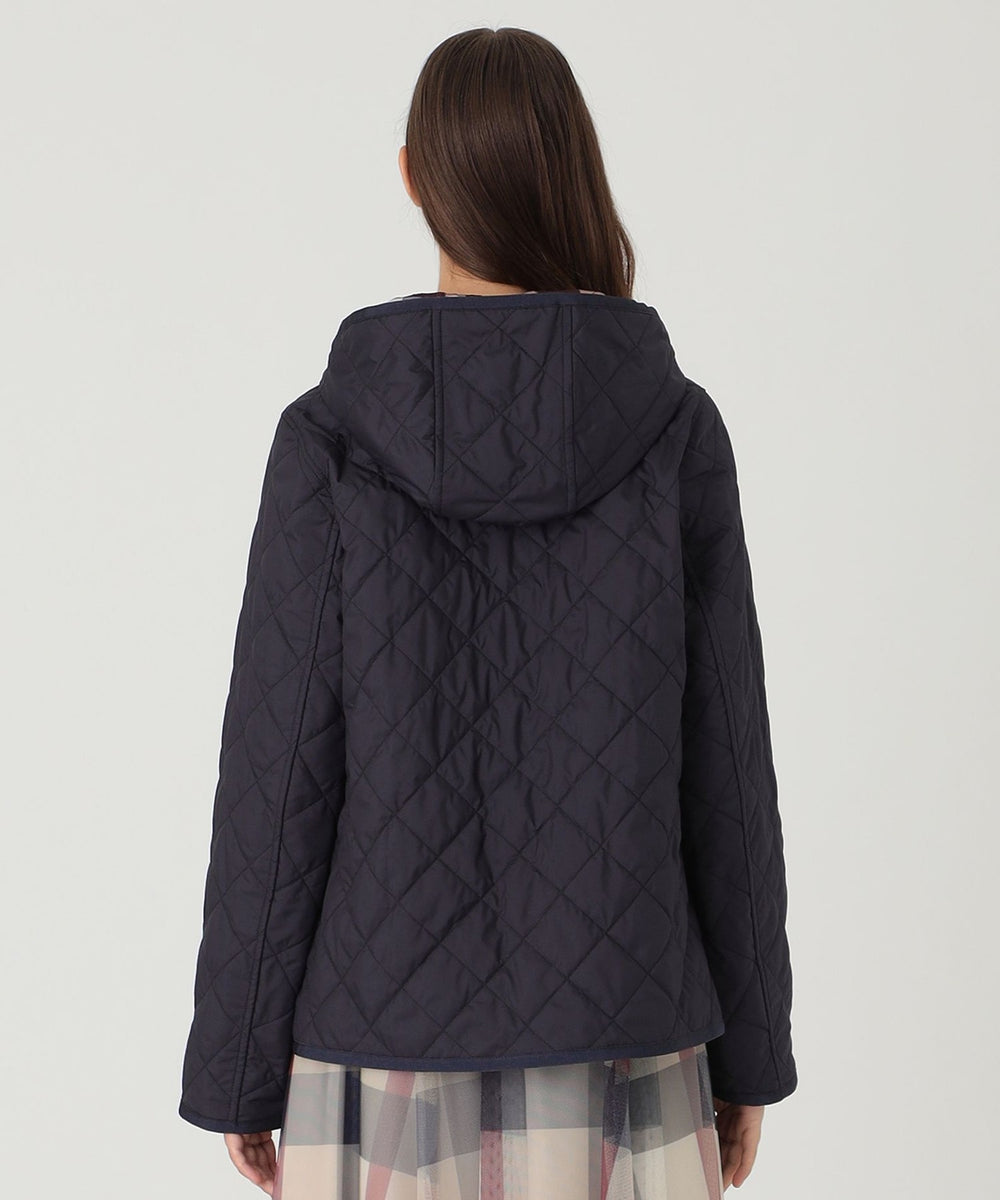 一部店舗限定】クレストブリッジチェックキルティングショート 一部店舗限定】クレストブリッジチェックキルティングショート